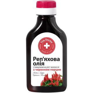 Domowy Doktor Olejek Łopianowy z Czerwonym Pieprzem Pobudzający Wzrost Włosów 100 ml