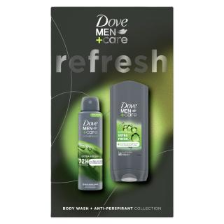 Dove Men Care Extra Zestaw Męski Spray + Żel Myjący Ciało i Włosy