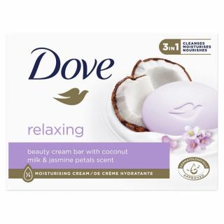 Dove Relaksujące Mydło W Kostce 3in1 - Coconut Milk Jasmine 90g