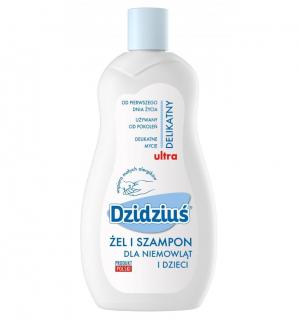 Dzidziuś Żel Szampon Dla Niemowląt I Dzieci Z Proteinami Pszenicznymi 500ml