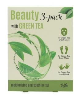 Echolux Beauty 3w1 Green Tea Zestaw Maseczek Do Ciała