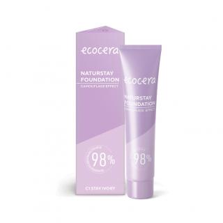 Ecocera Naturstay Foundation Naturalny Podkład - Efekt Kamuflażu C1 Stay Ivory 30ml