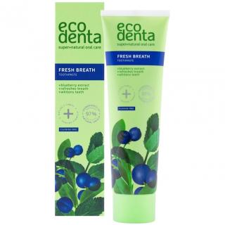 EcoDenta Pasta do Zębów Jagoda i Mięta Delikatne Wybielanie Fresh Breath 100ml