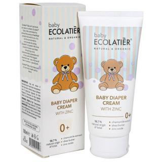 ECOLATIER BABY Krem dla Niemowląt z Cynkiem 0+ Chroni i Pielęgnuje Skóre 100 ml