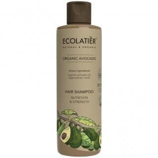 ECOLATIER GREEN Szampon do Włosów Odżywczy i Wzmacniający Awokado 250 ml