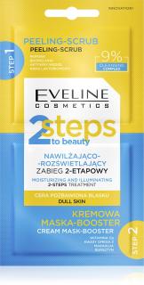 Eveline 2Steps To Beauty Zabieg 2-Etapowy Nawilżająco Rozświetlający 2x4ml