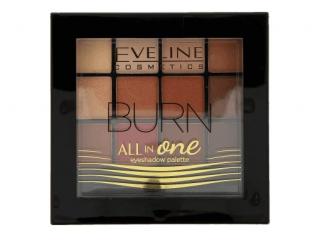 Eveline All In One Eyeshadow Palette Cienie Do Powiek Burn - Paletka 12g