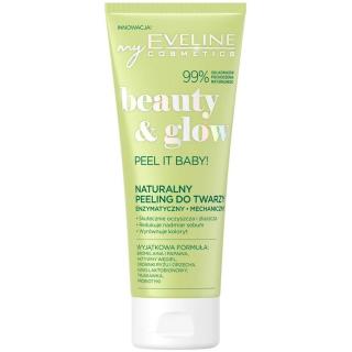 Eveline Beauty Glow Naturalny Peeling do Twarzy 2w1 Enzymatyczny i Mechaniczny 75 ml