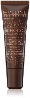 Eveline Choco Glamour Odżywczo-Nawilżający Balsam-Serum Do Ust Na Dzień