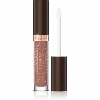 Eveline Choco Glamour Winylowa Pomadka Do Ust w Płynie z Efektem Glossy Lips Nr 01