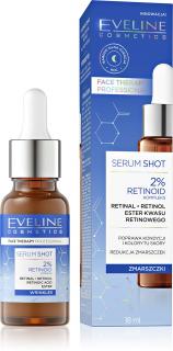 Eveline Face Therapy Serum Shot Kuracja Redukująca Zmarszczki 2% Retinoid 18ml