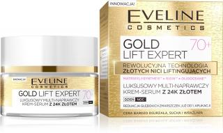 Eveline Gold Lift Expert 70+ Krem-Serum Multi-Naprawczy Na Dzień I Noc 50ml