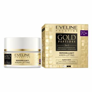 Eveline gold Peptides 3w1 Remodelujący Krem-Lifting 70+ Na Dzień i Noc 50ml