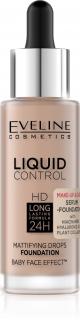 Eveline Liquid Control Hd Podkład Do Twarzy Z Dropperem Nr 035 Natural Beige 32ml