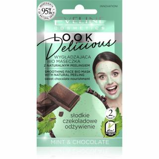 Eveline Look Delicious Wygładzająca Bio Maseczka Z Naturalnym Peelingiem - Mint Chocolate 10ml