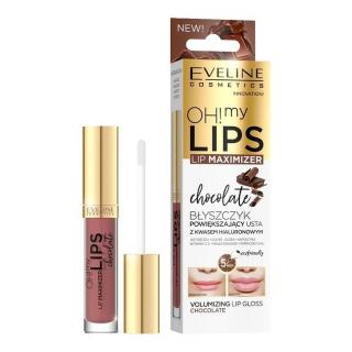 Eveline Oh!My Lips Maximizer Błyszczyk Powiększający Usta Chocolate 4.5ml