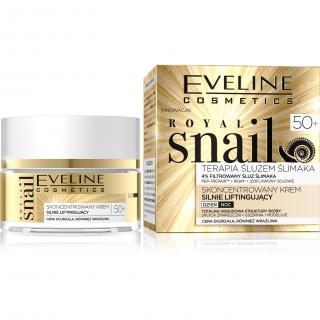 Eveline Royal Snail 50+ Skoncentrowany Krem Silnie Liftingujący Na Dzień I Noc 50ml