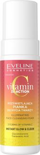 Eveline Vitamin C 3x Action Rozświetlająca Pianka do Mycia Twarzy 150ml