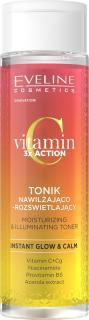 Eveline Vitamin C 3x Action Tonik Nawilżająco Rozświetlający do Twarzy 200ml