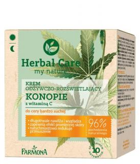 Farmona Herbal Care Krem Odżywczo-Rozświetlający Konopie Z Witaminą C - Cera Bardzo Sucha 50 Ml