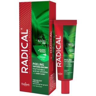 FARMONA RADICAL Trychologiczny Peeling do Skóry Głowy Stymulacja Wzrostu Włosów 75 ml