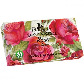 Florinda Mydło Roślinne w Kostce Ręcznie Robione Perfumowane Róża 100 g