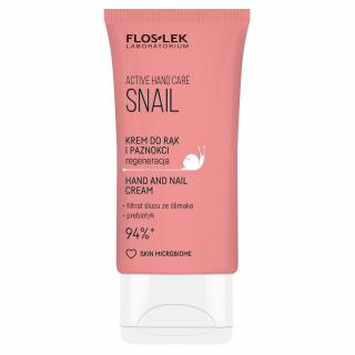 Floslek Active Hand Care Snail Krem do Rąk i Paznokci - Regeneracja 50 ml