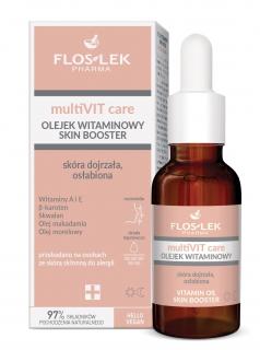 Floslek Pharma Multivit Care Olejek Witaminowy Skin Booster - Skóra Dojrzała Osłabiona 30ml