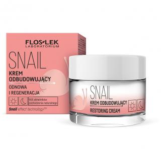 Floslek Snail Krem Odbudowujący Na Dzień i Na Noc - 50 ml