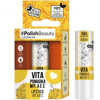 Floslek Vege Lip Care Vita Pomadka Wit. A E C - Floslek