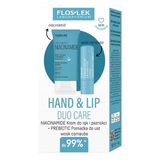 Floslek Zestaw Hand i Lip DUO Care Niacinamide Krem do Rąk 50 ml