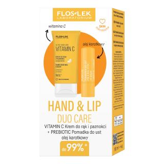 Floslek Zestaw Hand i Lip DUO Care Vitamin C Krem do Rąk 50 ml