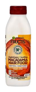 Fructis Hair Food Macadamia Odżywka Wygładzająca Do Włosów Suchych I Niesfornych 350ml
