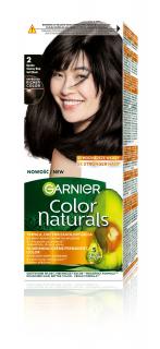 Garnier Color Naturals Farba nr 2.00 Bardzo Ciemny Brąz