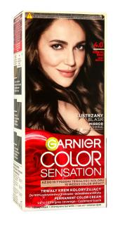 Garnier Color Sensation Krem Koloryzujący 4.0 Deep Brown- Głęboki Brąz 1op.