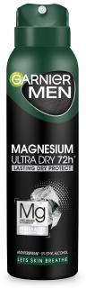 Garnier Men Dezodorant Spray Magnesium Ultra Dry 72h - Lasting Dry Protect 150ml