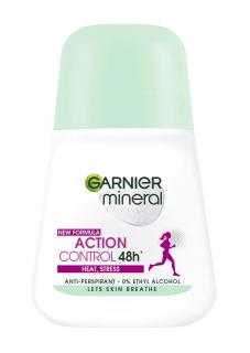 Garnier Mineral Dezodorant Roll-On Action Control 48h - Heat,Stress 50ml