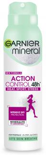 Garnier Mineral Dezodorant Spray Action Control 48h - Heat,Sport,Stress 150ml