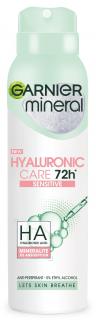 Garnier Mineral Dezodorant W Sprayu 72h Hyaluronic Care - Sensitive 150ml