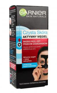 Garnier Skin Naturals Czysta Skóra Aktywny Węgiel Maska Peel-Off 50ml