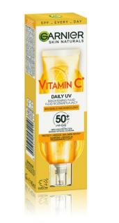 GARNIER Skin Naturals Fluid Rozświetlający Vitamin C Daily UV SPF50+ - Invisible 40ml