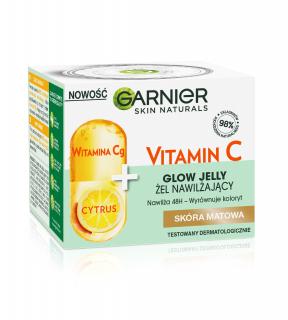 Garnier Skin Naturals Vitamin C Żel Nawilżający Witamina Cg + Cytrus - Do Skóry Matowej 50ml