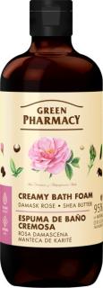 Green Pharmacy Kremowa Pianka do Kąpieli Róża Damasceńska + Masło Shea 500 ml