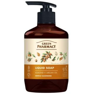 Green Pharmacy  Kremowe Mydło w Płynie do  Rąk i Ciała Migdały i Olej Arganowy 460ml