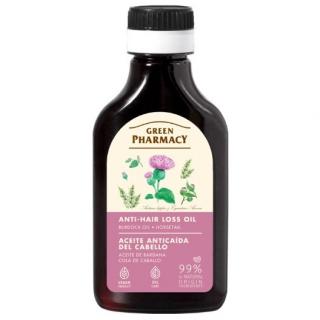 Green Pharmacy Olejek Przeciw Wypadaniu Włosów Olej Łopianowy i Skrzyp Polny 100ml