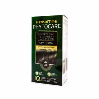 Herbal Time Phytocare Farba do Włosów Naturalna 4N Dark Brown / Ciemny Brąz