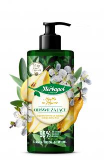 Herbapol Mydło w Płynie Odświeżające Szałwia Gruszka D-Pantenol 390ml