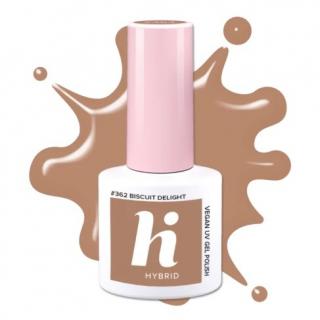 Hi Hybrid Lakier Hybrydowy HEMA Free Coffeehouse 362 Biscuit Delight 5 ml