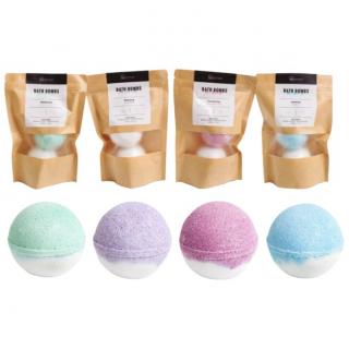 IDC Institute Musujące 2 Kule do Kąpieli Eukaliptus, Lawenda, Lotos, Marakuja 2x90g - 1op.
