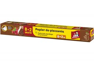 Jan Niezbędny Papier do Pieczenia w Rolce Biały 8m + 2m Gratis